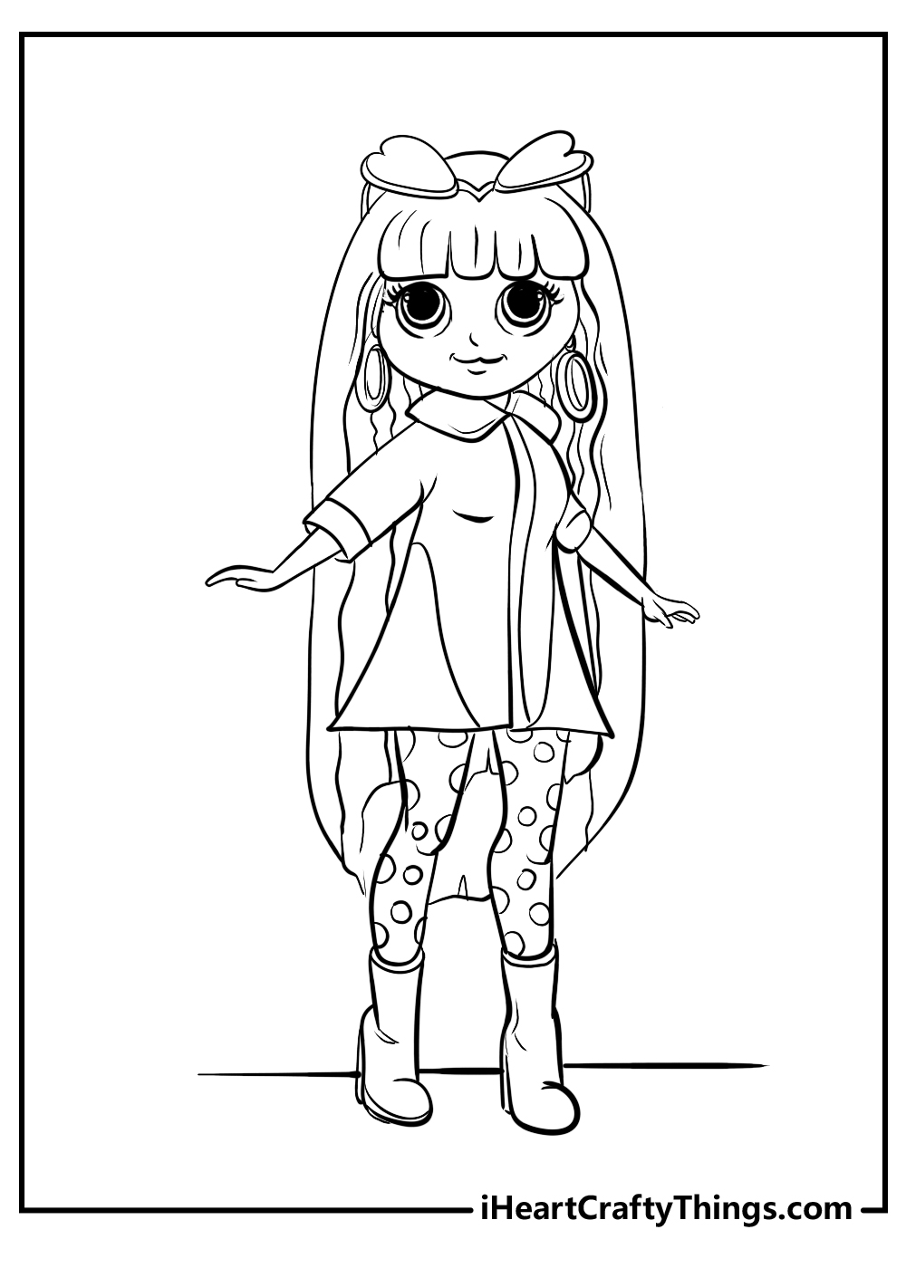 190+ Fashion Doll LOL OMG Coloring Pages Printable 49