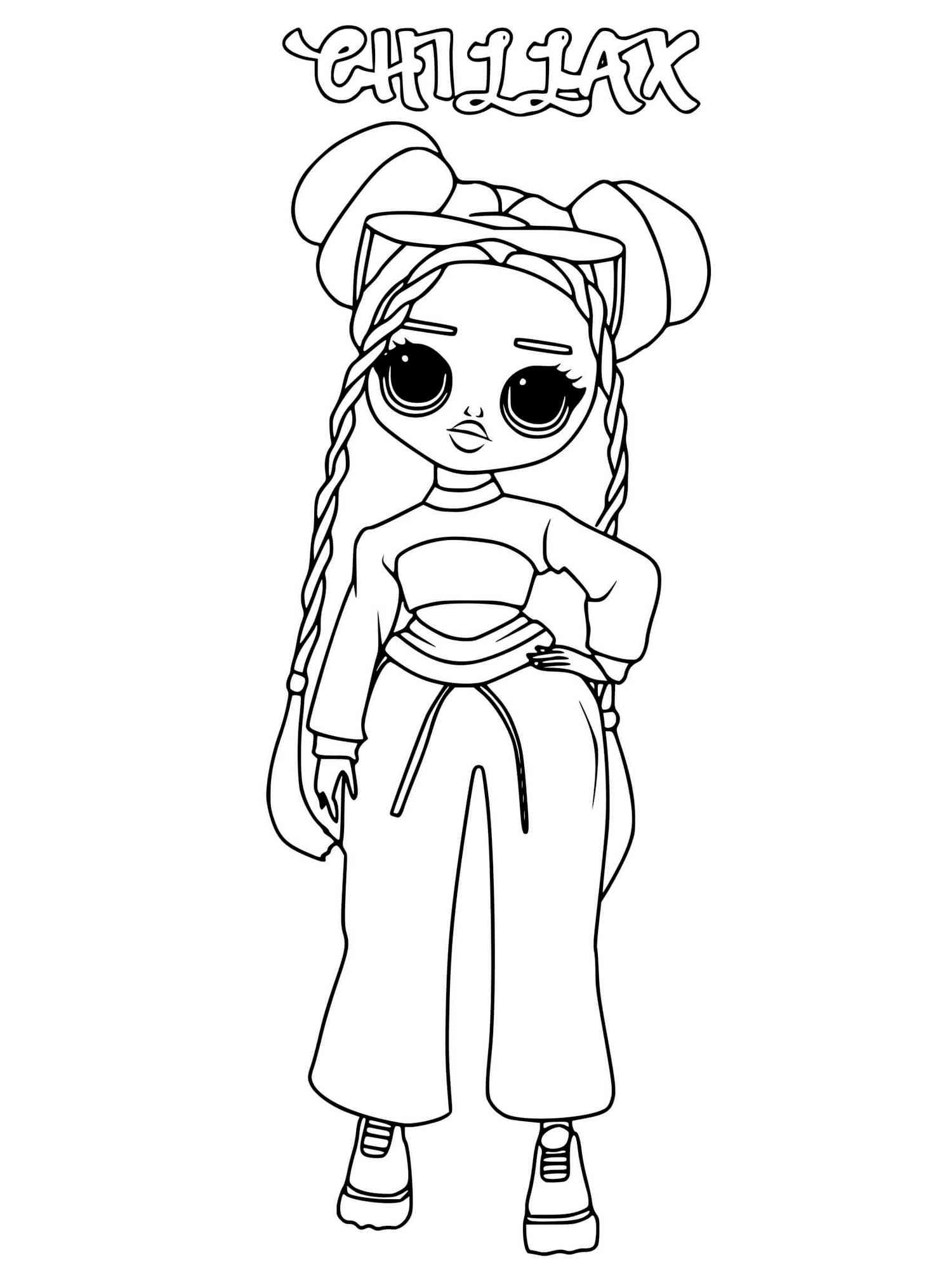 190+ Fashion Doll LOL OMG Coloring Pages Printable 51