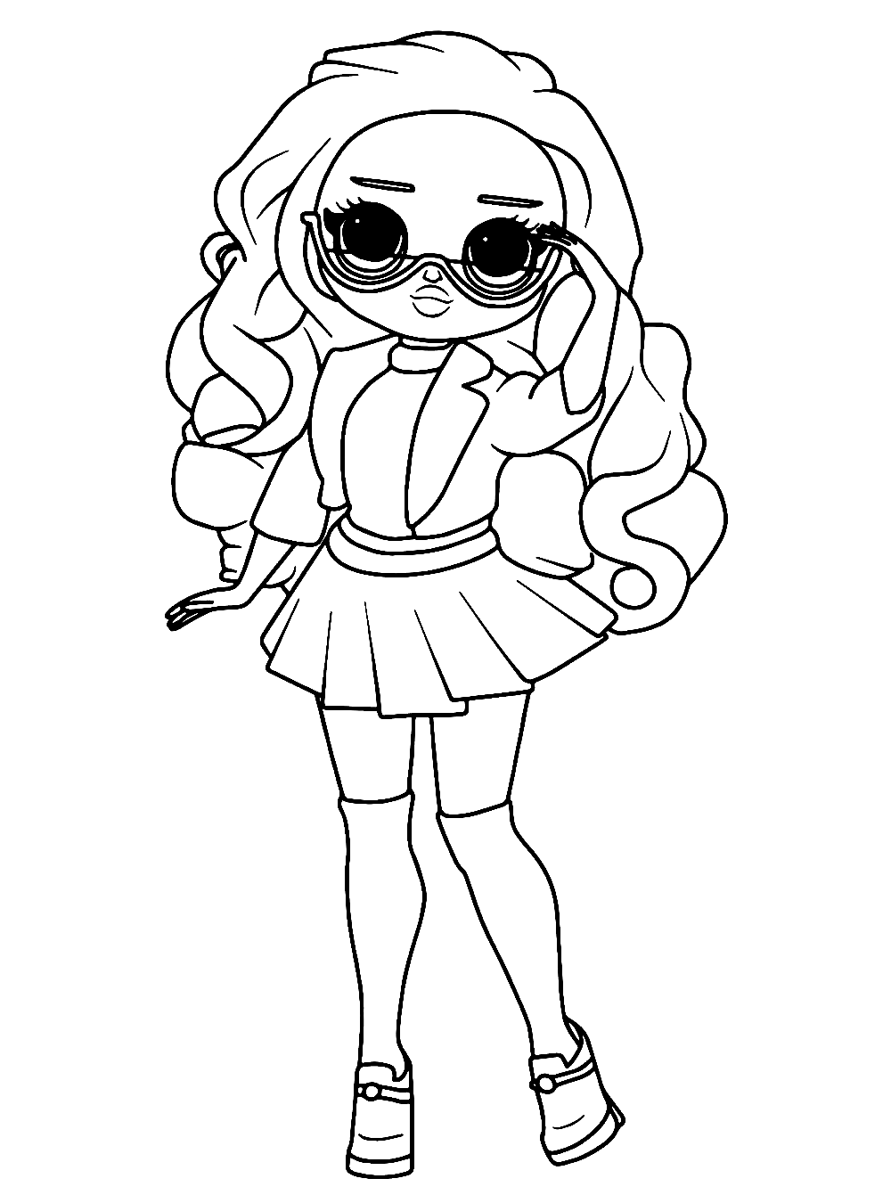 190+ Fashion Doll LOL OMG Coloring Pages Printable 57