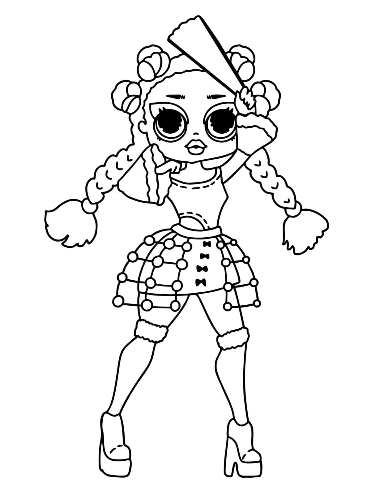 fashion doll lol omg coloring pages printable jpg