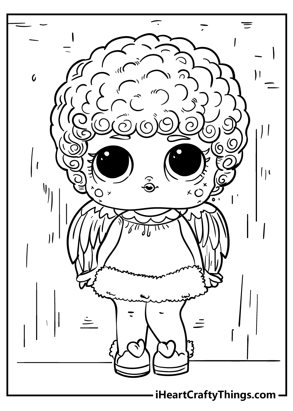 fashion doll lol omg coloring pages printable jpg