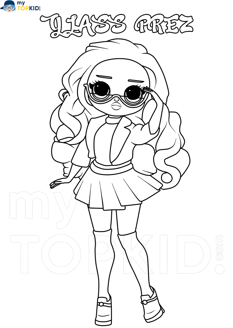 190+ Fashion Doll LOL OMG Coloring Pages Printable 65