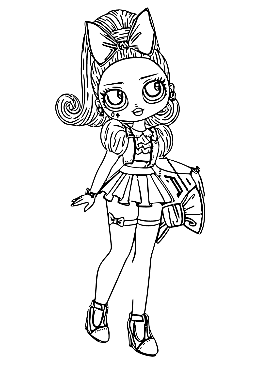 190+ Fashion Doll LOL OMG Coloring Pages Printable 66