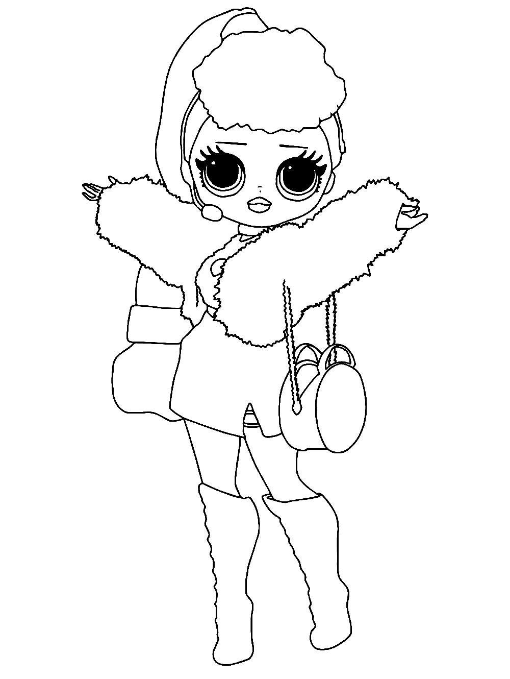 190+ Fashion Doll LOL OMG Coloring Pages Printable 68