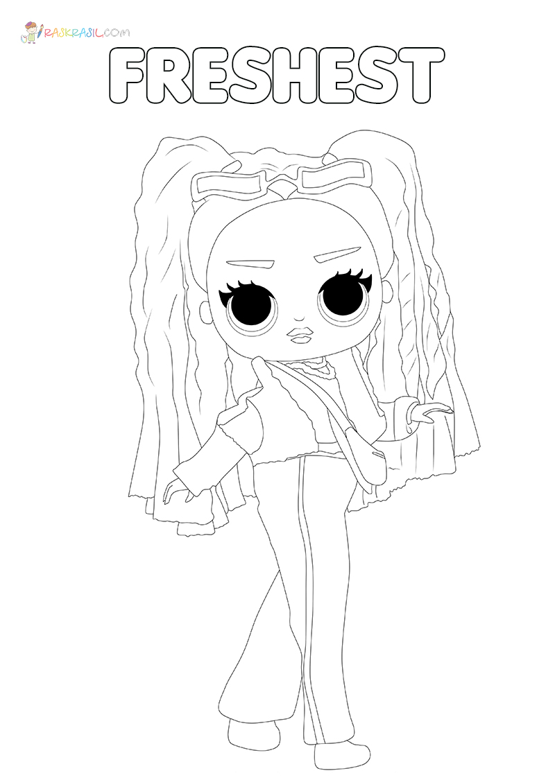 190+ Fashion Doll LOL OMG Coloring Pages Printable 69