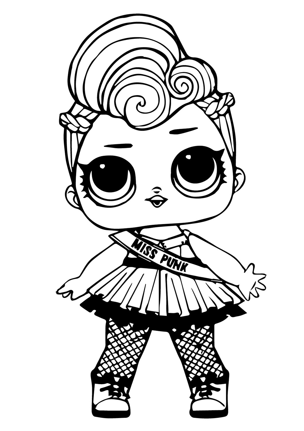 190+ Fashion Doll LOL OMG Coloring Pages Printable 86