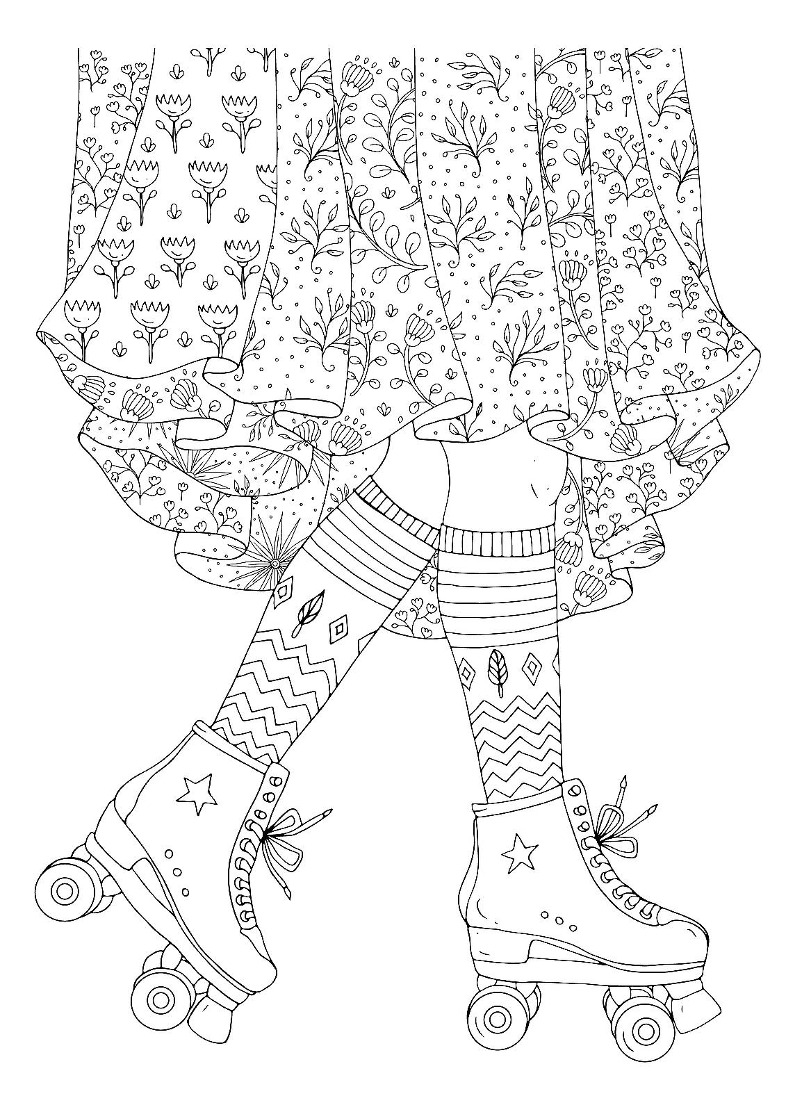 1980's Coloring Pages Printable 1