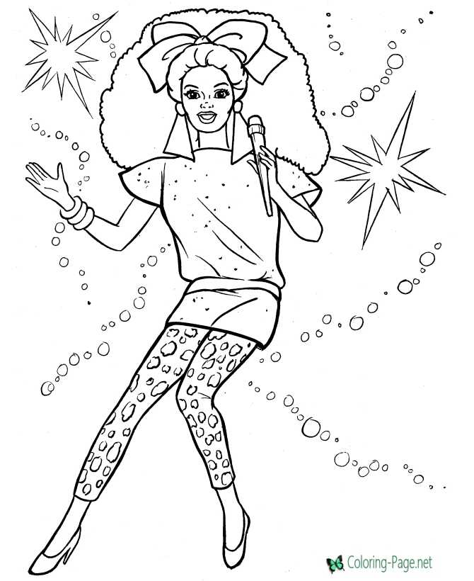 1980's Coloring Pages Printable 13