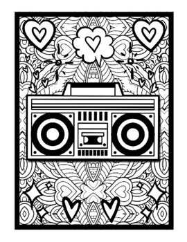 1980's Coloring Pages Printable 61