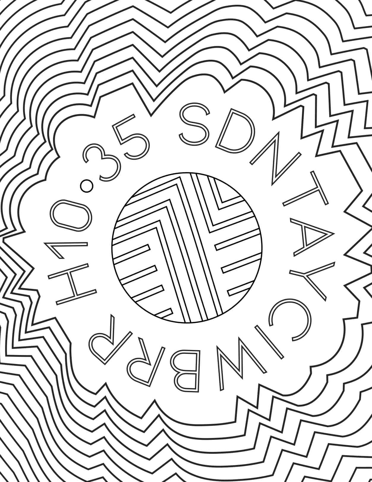 199+ 3D Optical Illusion Coloring Pages Printable 136