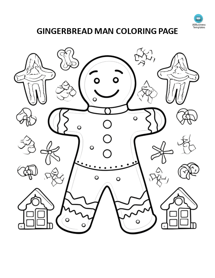 200 Gingerbread House Coloring Pages: Sweet Holiday Coloring 1