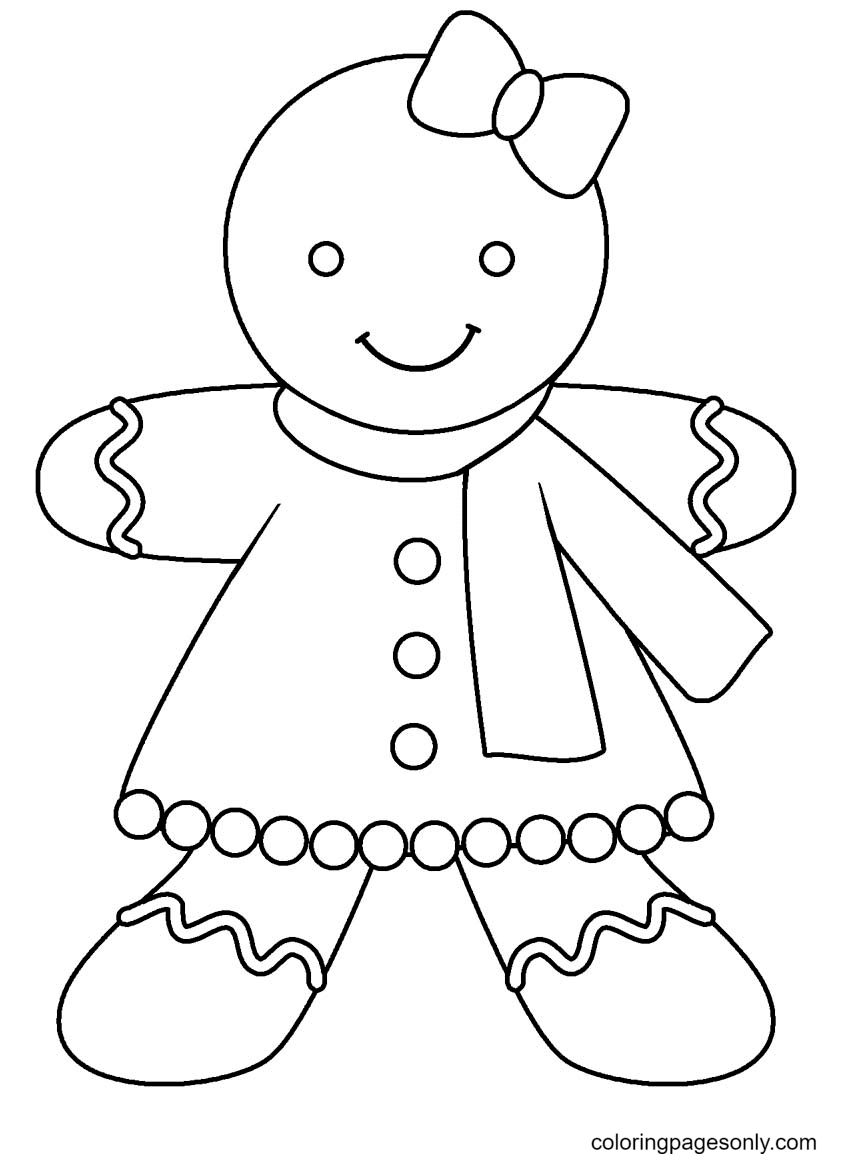 200 Gingerbread House Coloring Pages: Sweet Holiday Coloring 45