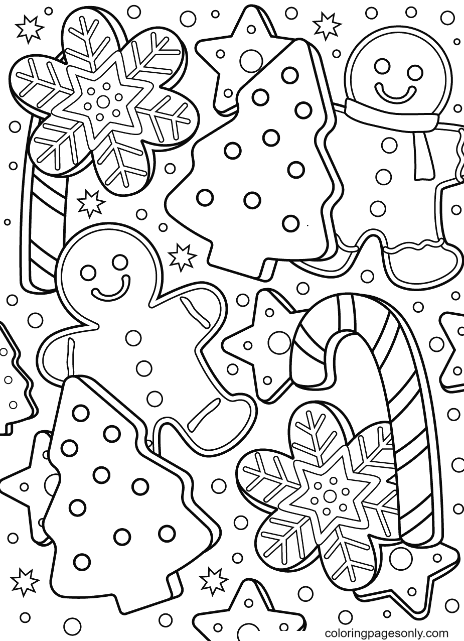 200 Gingerbread House Coloring Pages: Sweet Holiday Coloring 67