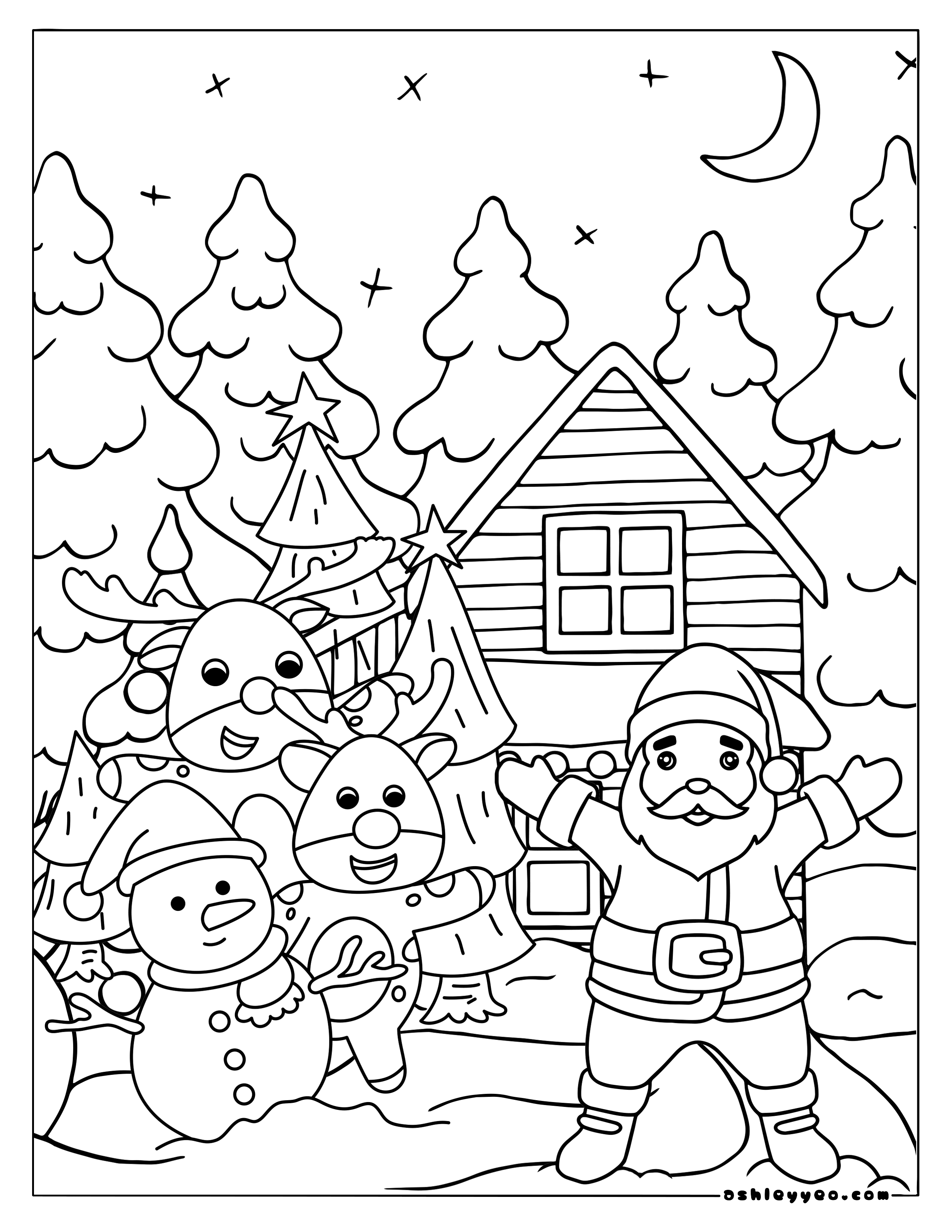 200 Gingerbread House Coloring Pages: Sweet Holiday Coloring 69