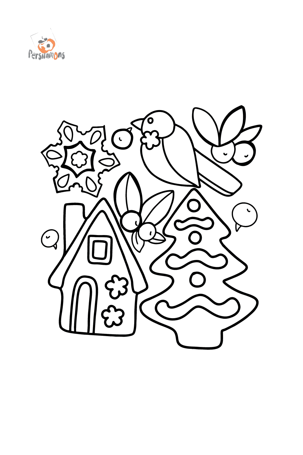 200 Gingerbread House Coloring Pages: Sweet Holiday Coloring 7