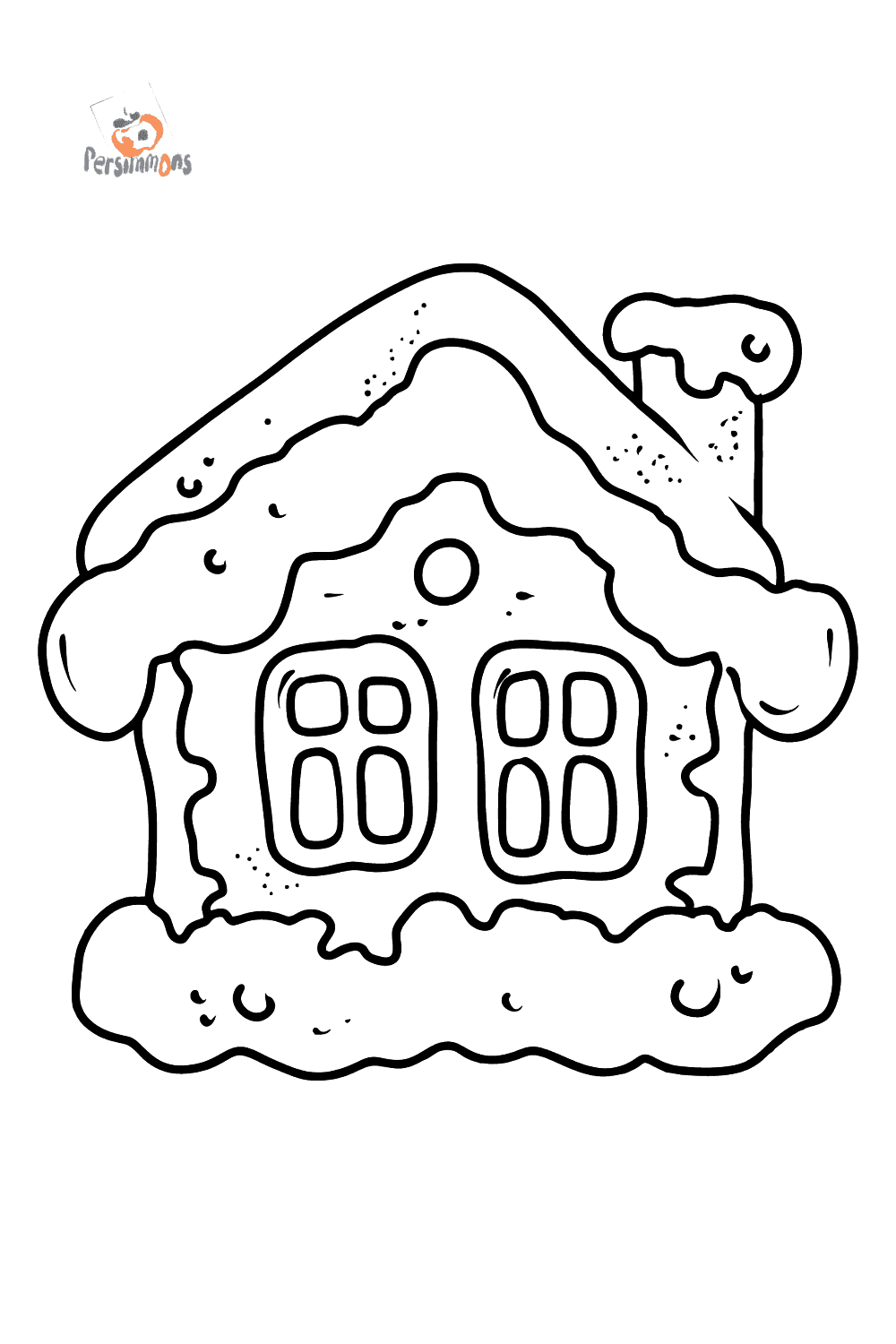 200 Gingerbread House Coloring Pages: Sweet Holiday Coloring 78