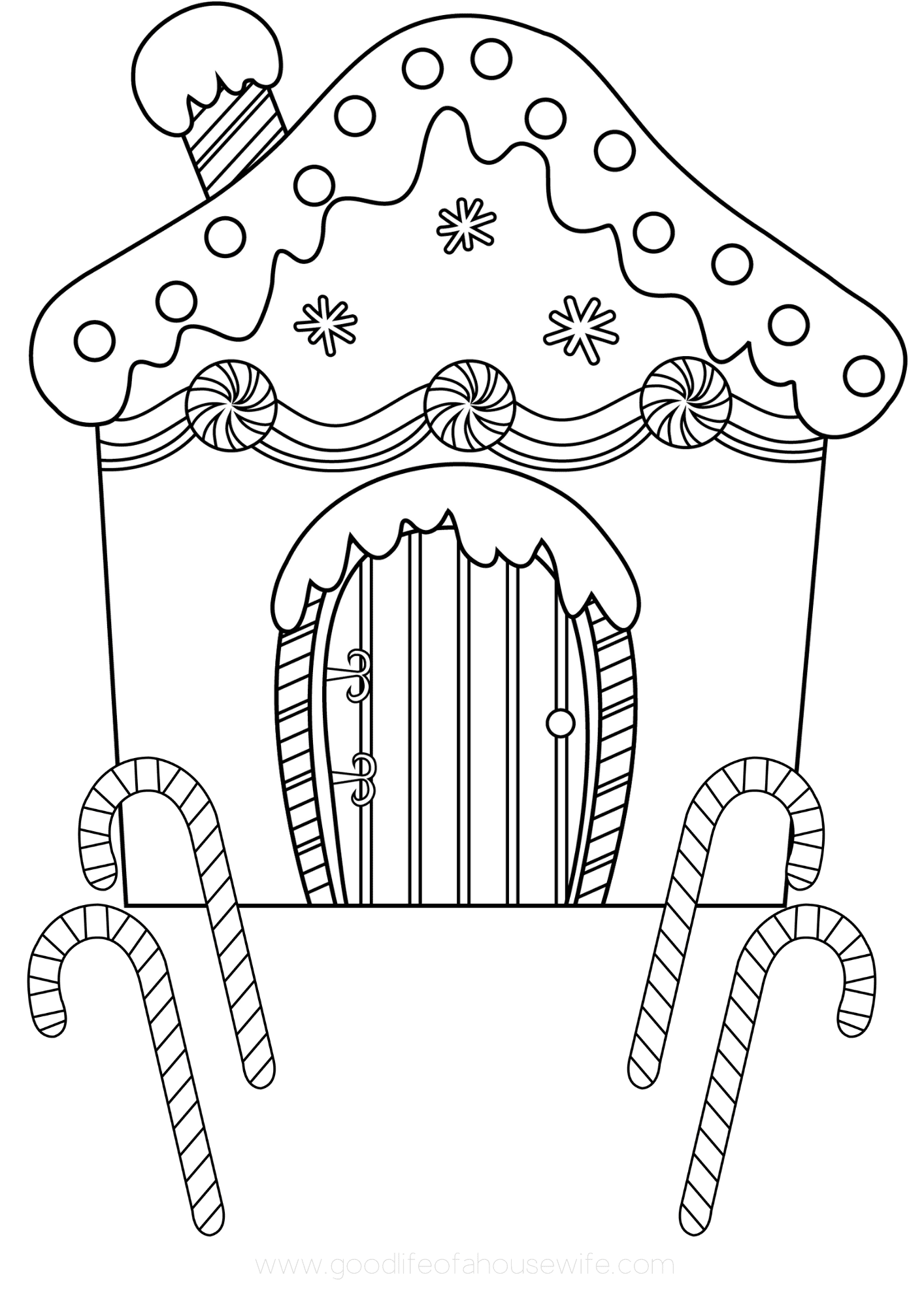 200 Gingerbread House Coloring Pages: Sweet Holiday Coloring 80