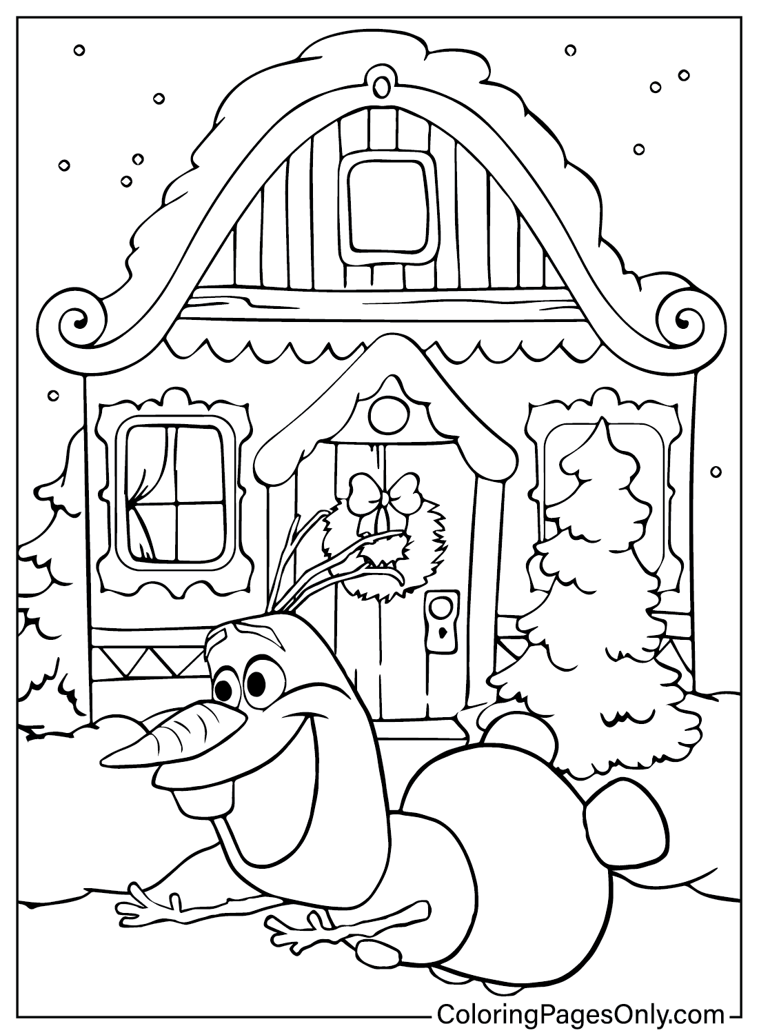 200 Gingerbread House Coloring Pages: Sweet Holiday Coloring 97