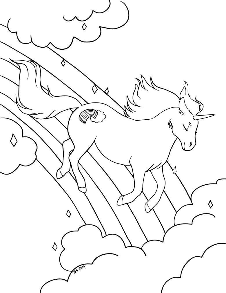 200 Rainbow Coloring Pages: Colorful Creations 119