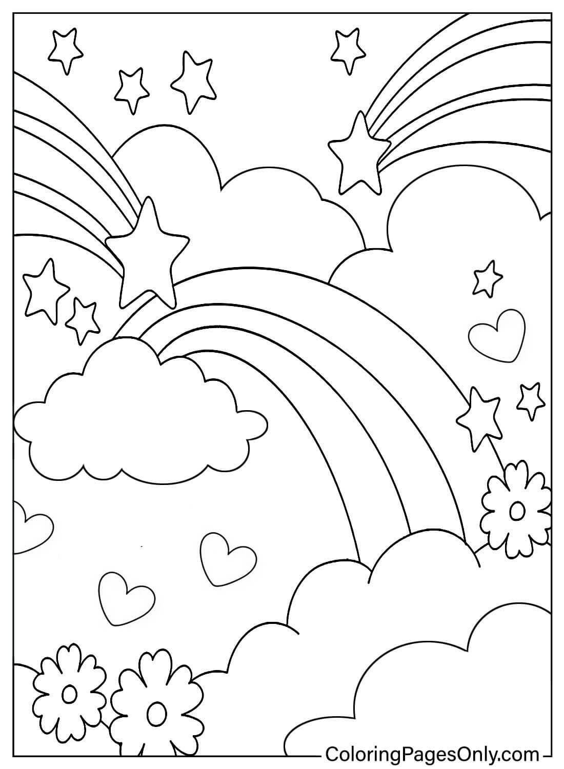 200 Rainbow Coloring Pages: Colorful Creations 152