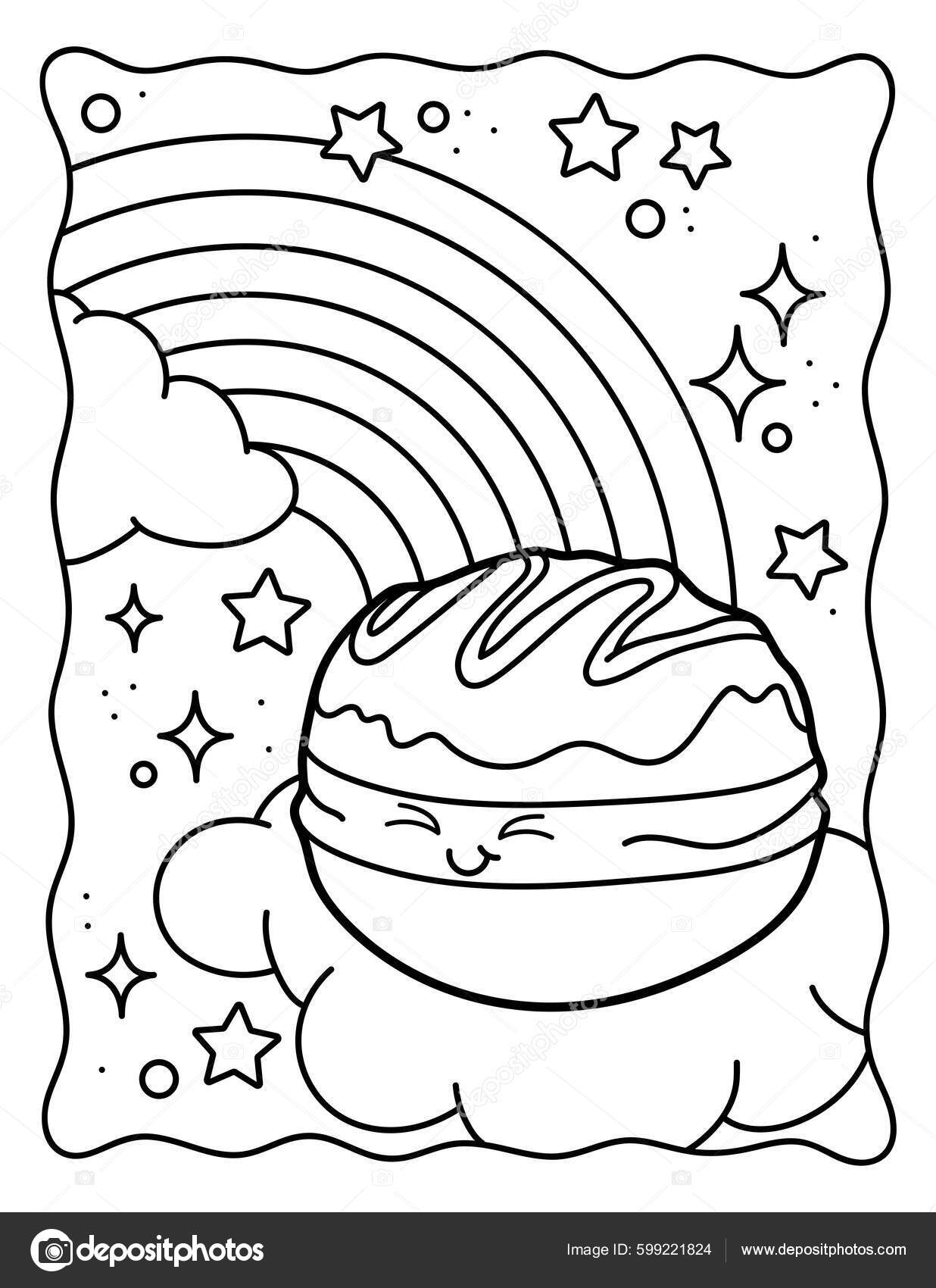 200 Rainbow Coloring Pages: Colorful Creations 163