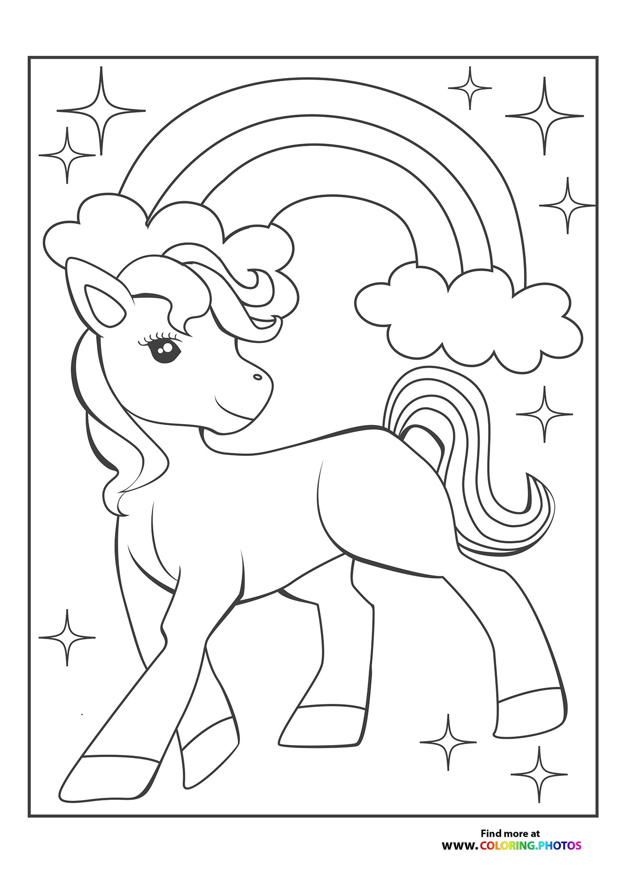 200 Rainbow Coloring Pages: Colorful Creations 168