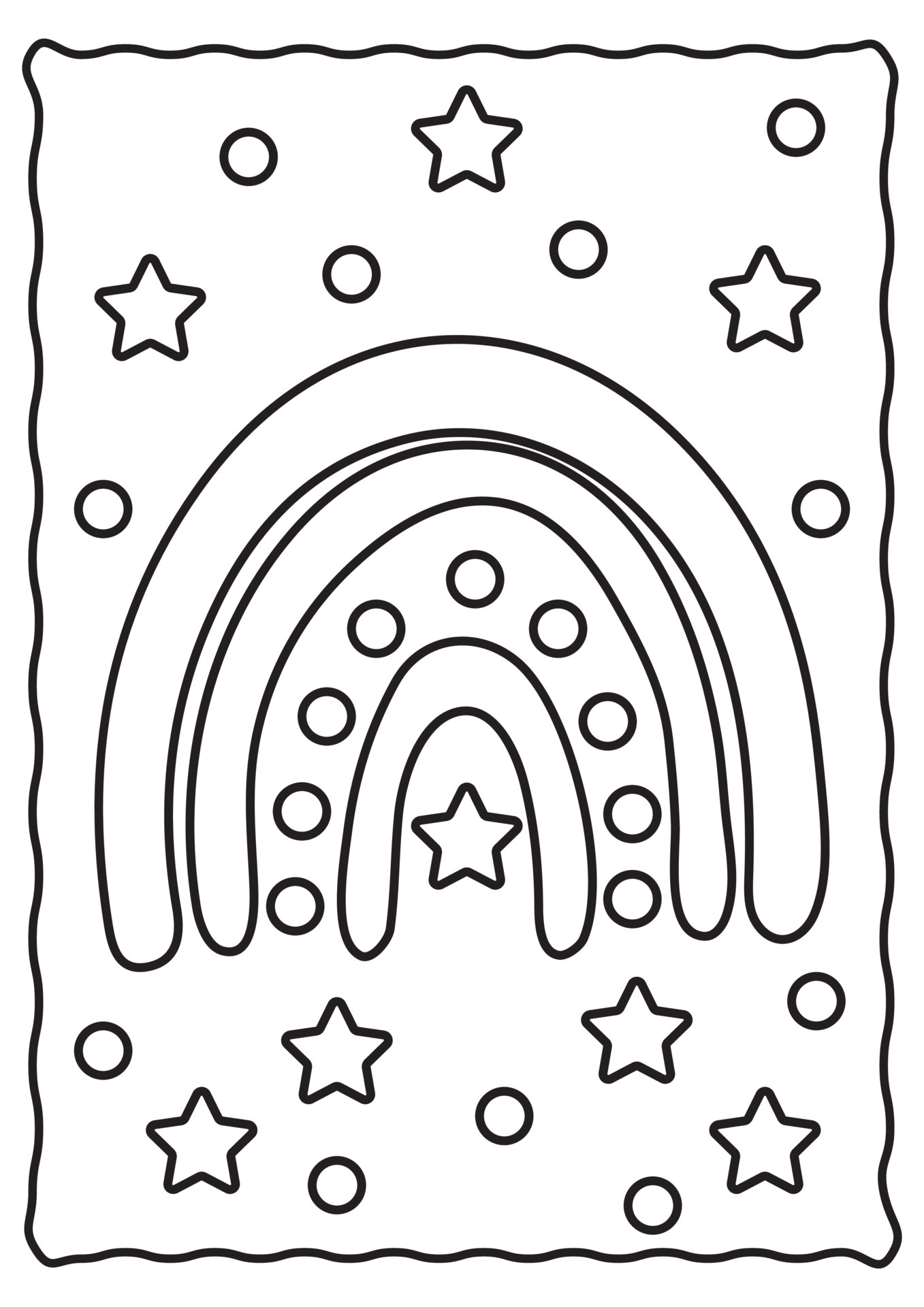 200 Rainbow Coloring Pages: Colorful Creations 176