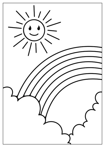 200 Rainbow Coloring Pages: Colorful Creations 18