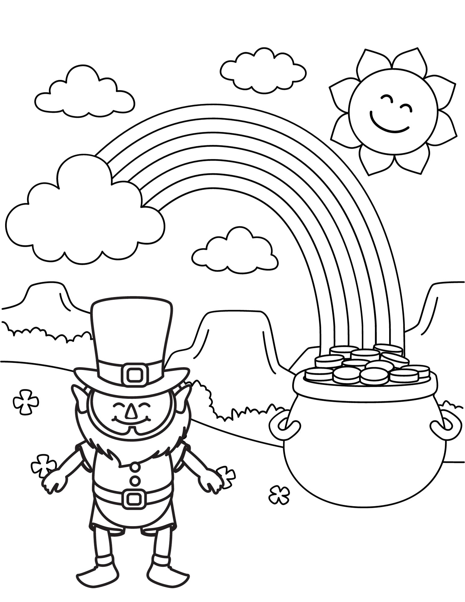 200 Rainbow Coloring Pages: Colorful Creations 181