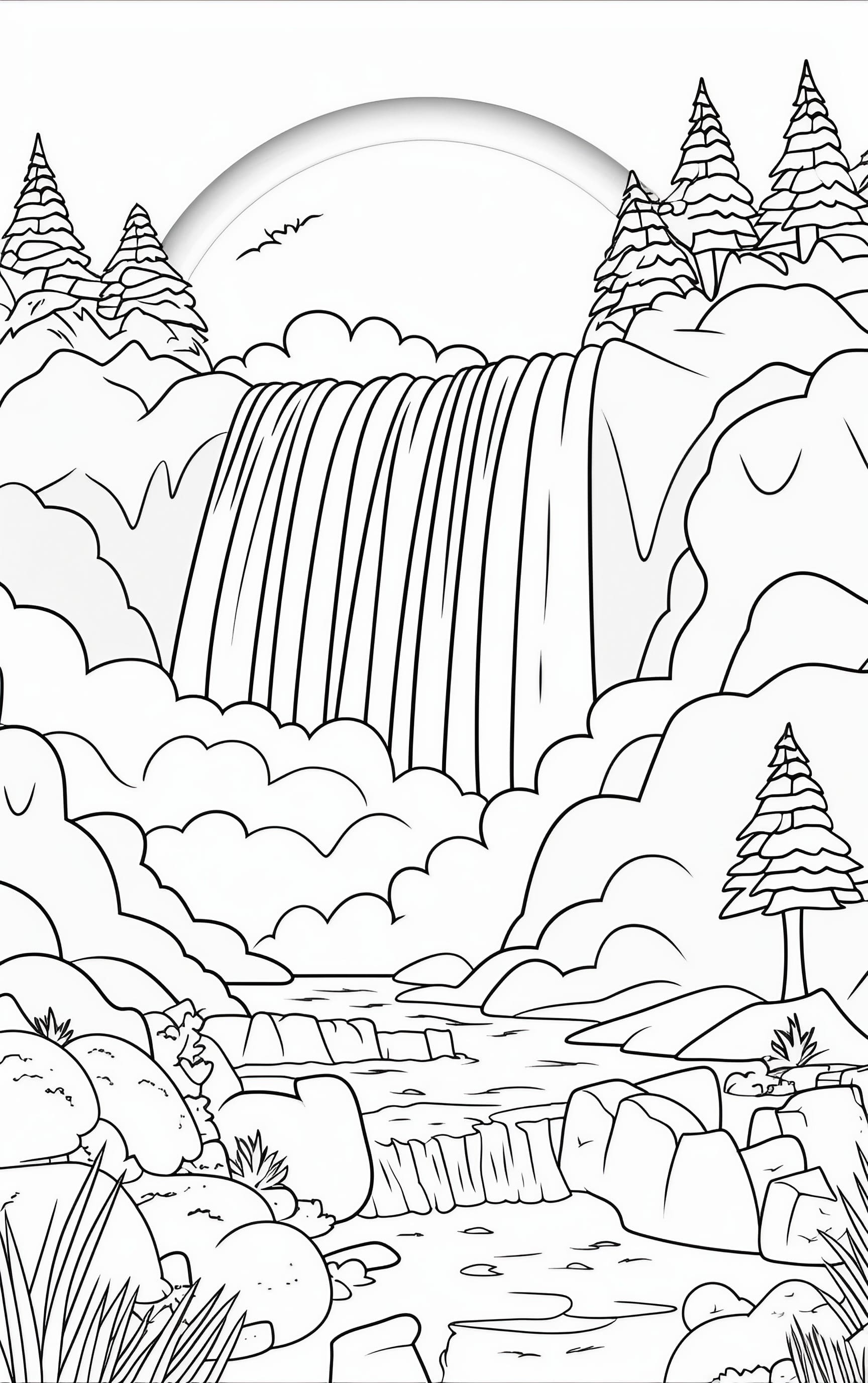 200 Rainbow Coloring Pages: Colorful Creations 187