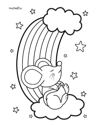 200 Rainbow Coloring Pages: Colorful Creations 7