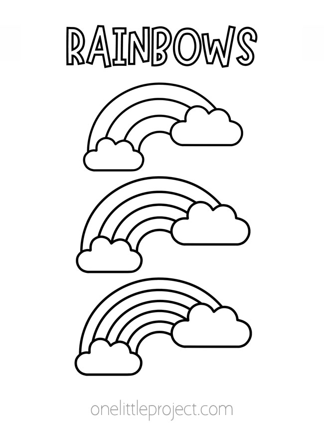 200 Rainbow Coloring Pages: Colorful Creations 76