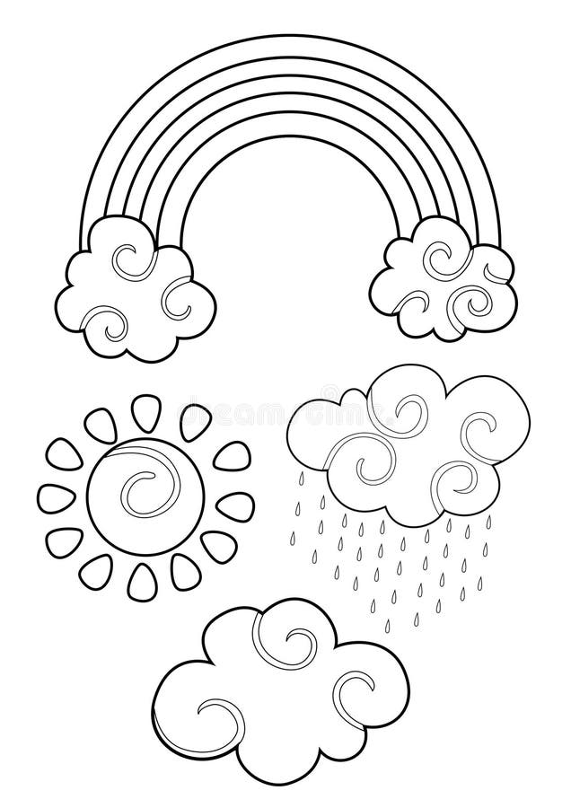 200 Rainbow Coloring Pages: Colorful Creations 79