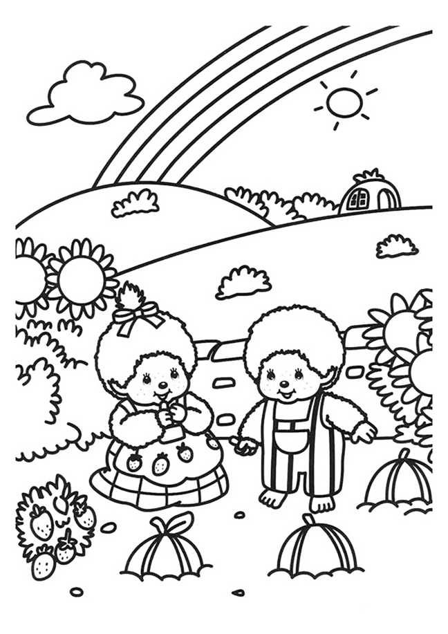 200 Rainbow Coloring Pages: Colorful Creations 82