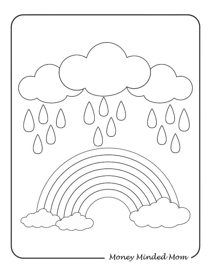 200 Rainbow Coloring Pages: Colorful Creations 87