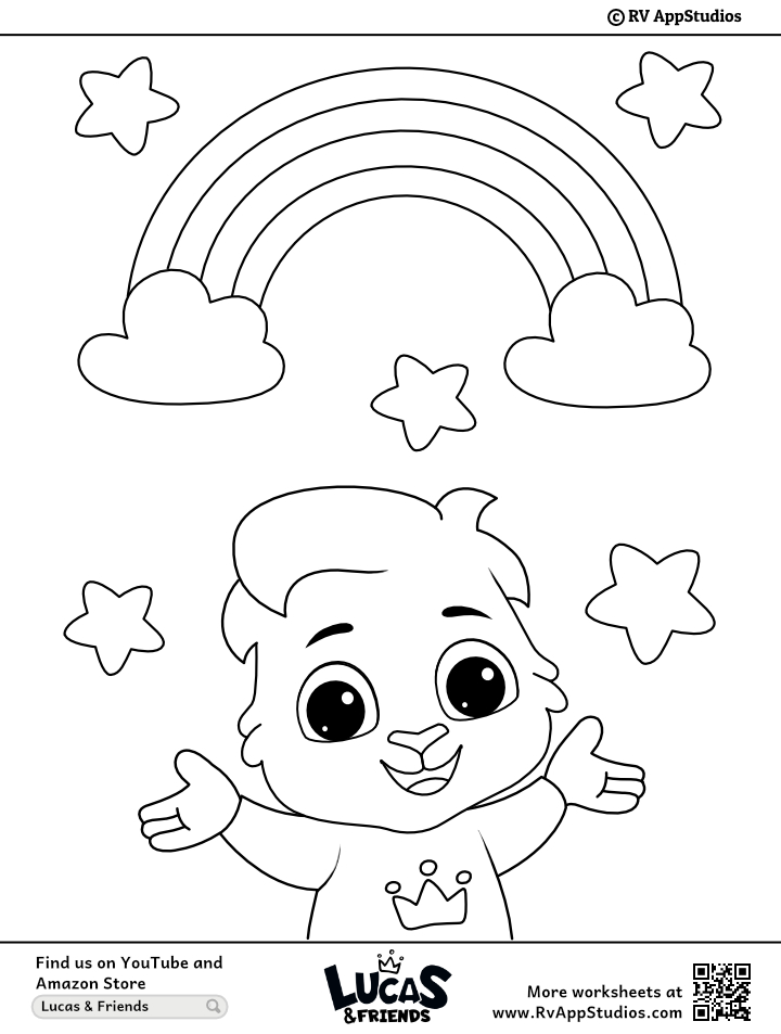 200 Rainbow Coloring Pages: Colorful Creations 93