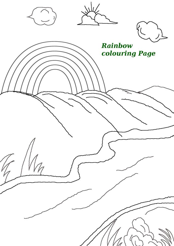 200 Rainbow Coloring Pages: Colorful Creations 98