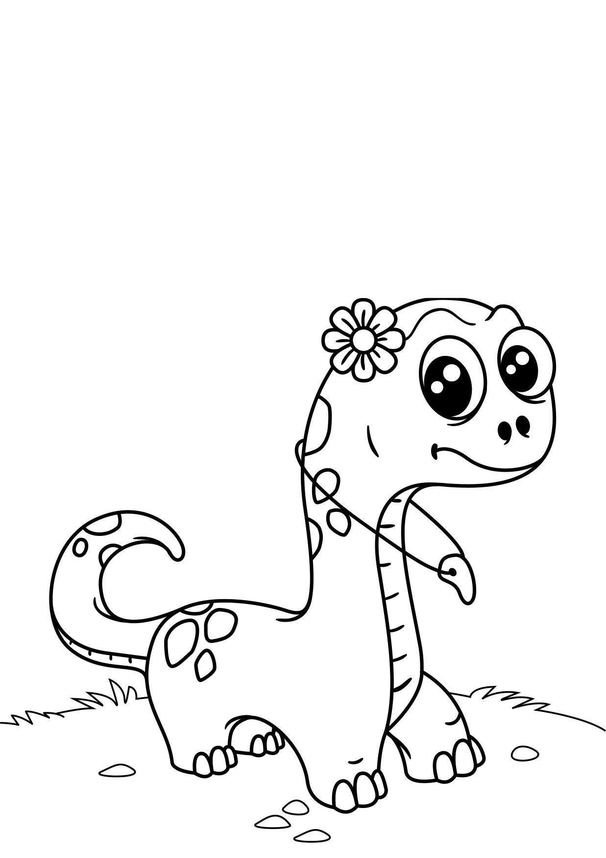 99+ Cute Dinosaur Coloring Pages 32