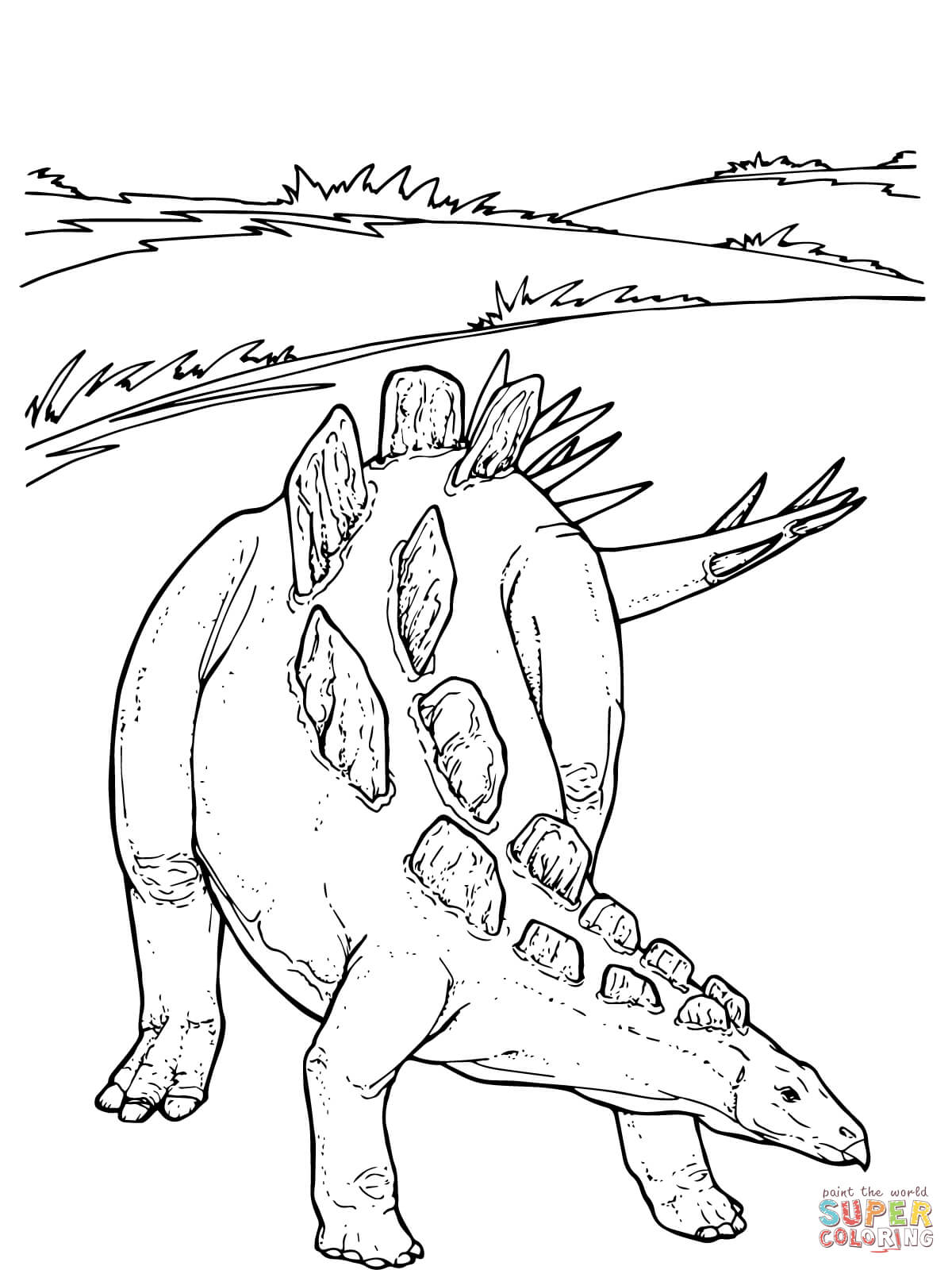 99+ Cute Dinosaur Coloring Pages 49