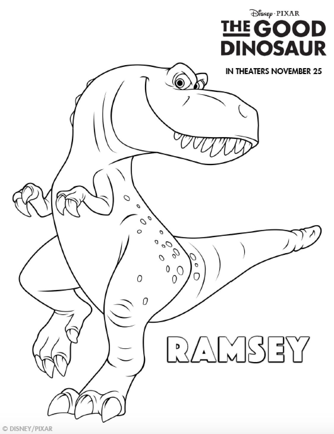 99+ Cute Dinosaur Coloring Pages 57