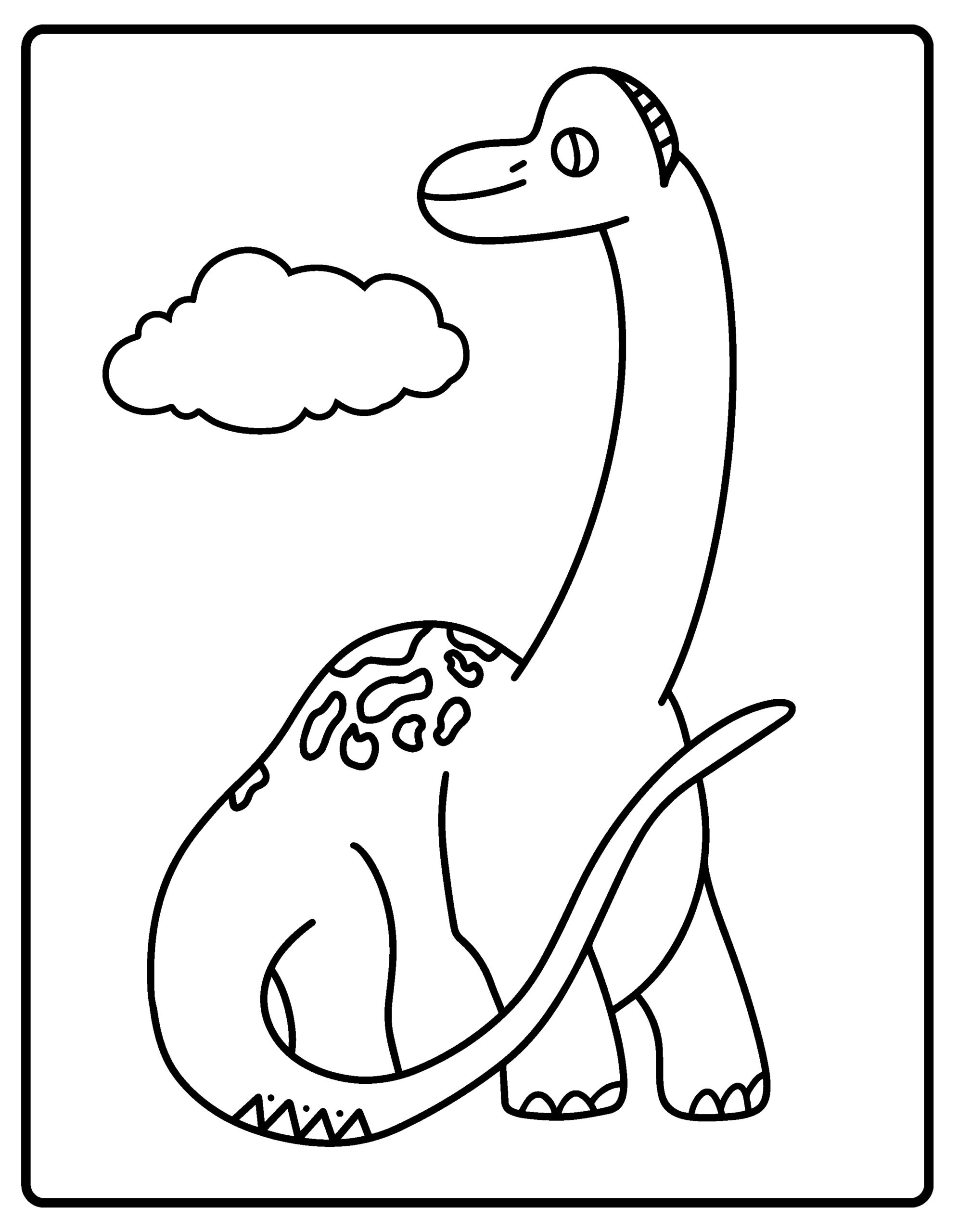 99+ Cute Dinosaur Coloring Pages 66