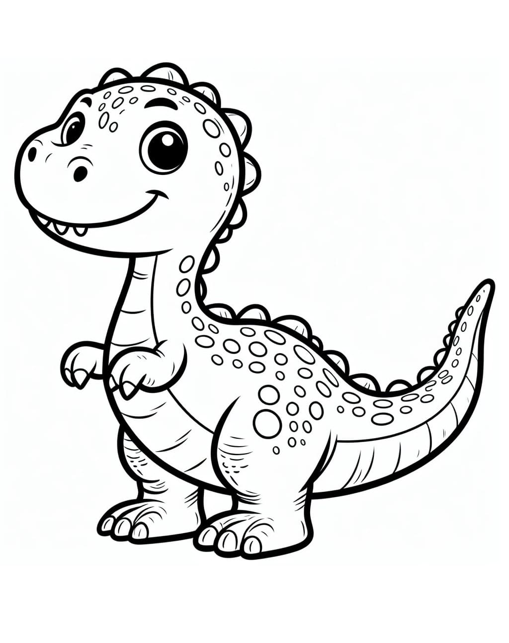 99+ Cute Dinosaur Coloring Pages 86