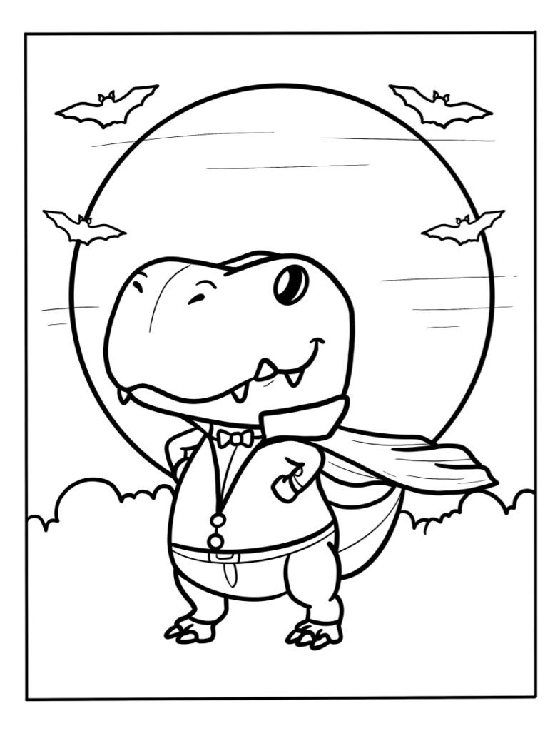 99+ Cute Dinosaur Coloring Pages 88