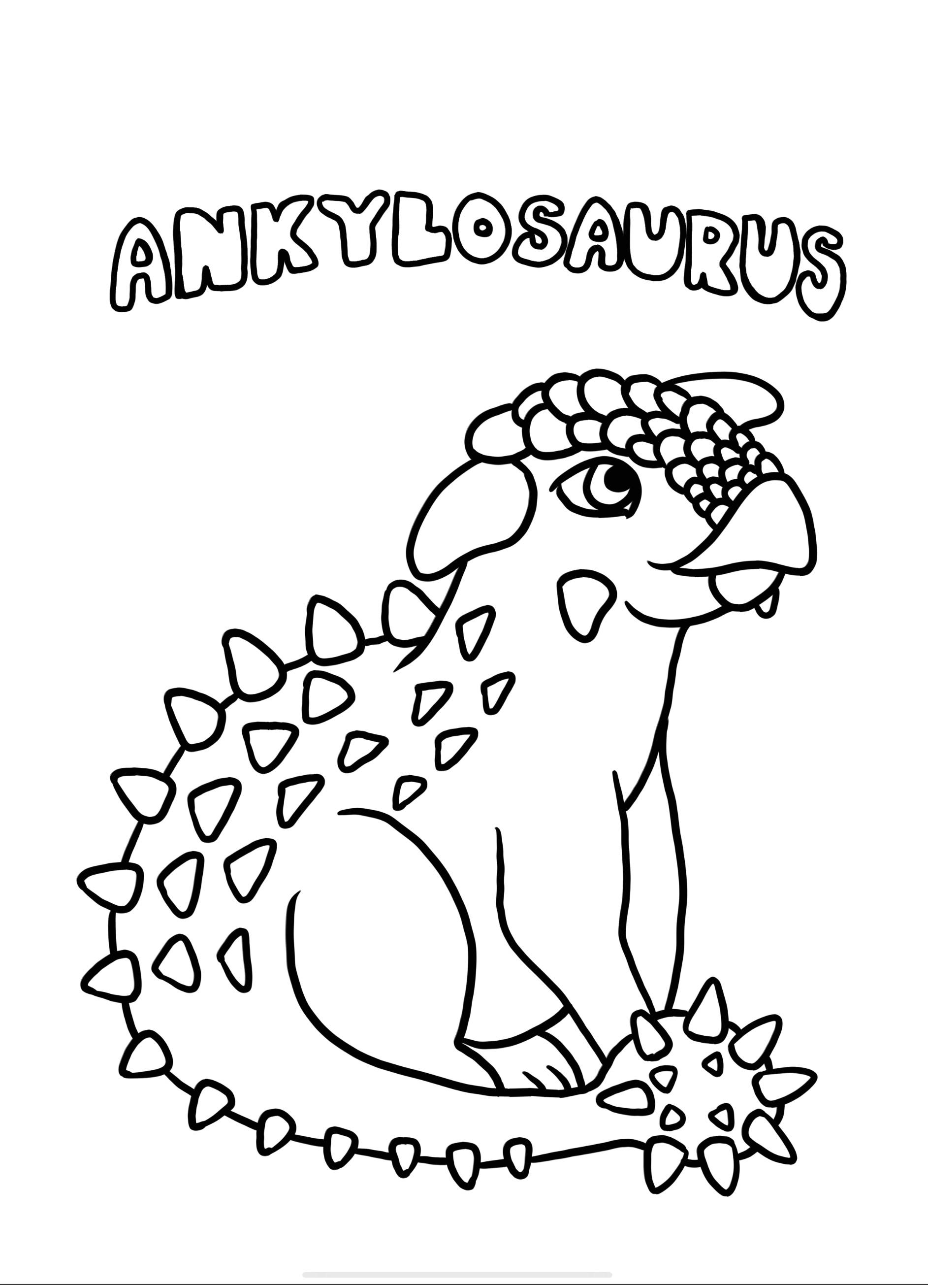 99+ Cute Dinosaur Coloring Pages 90