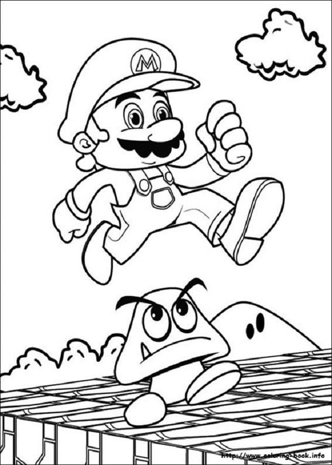 102 Nostalgic Nintendo Coloring Pages Printable 59