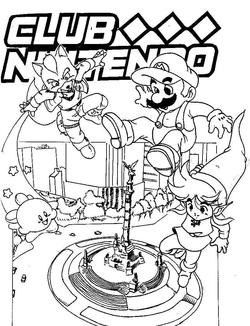 102 Nostalgic Nintendo Coloring Pages Printable 75