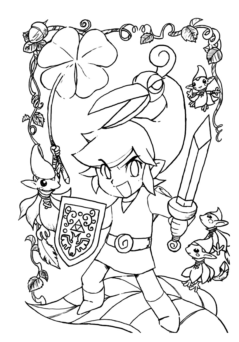 102 Nostalgic Nintendo Coloring Pages Printable 79