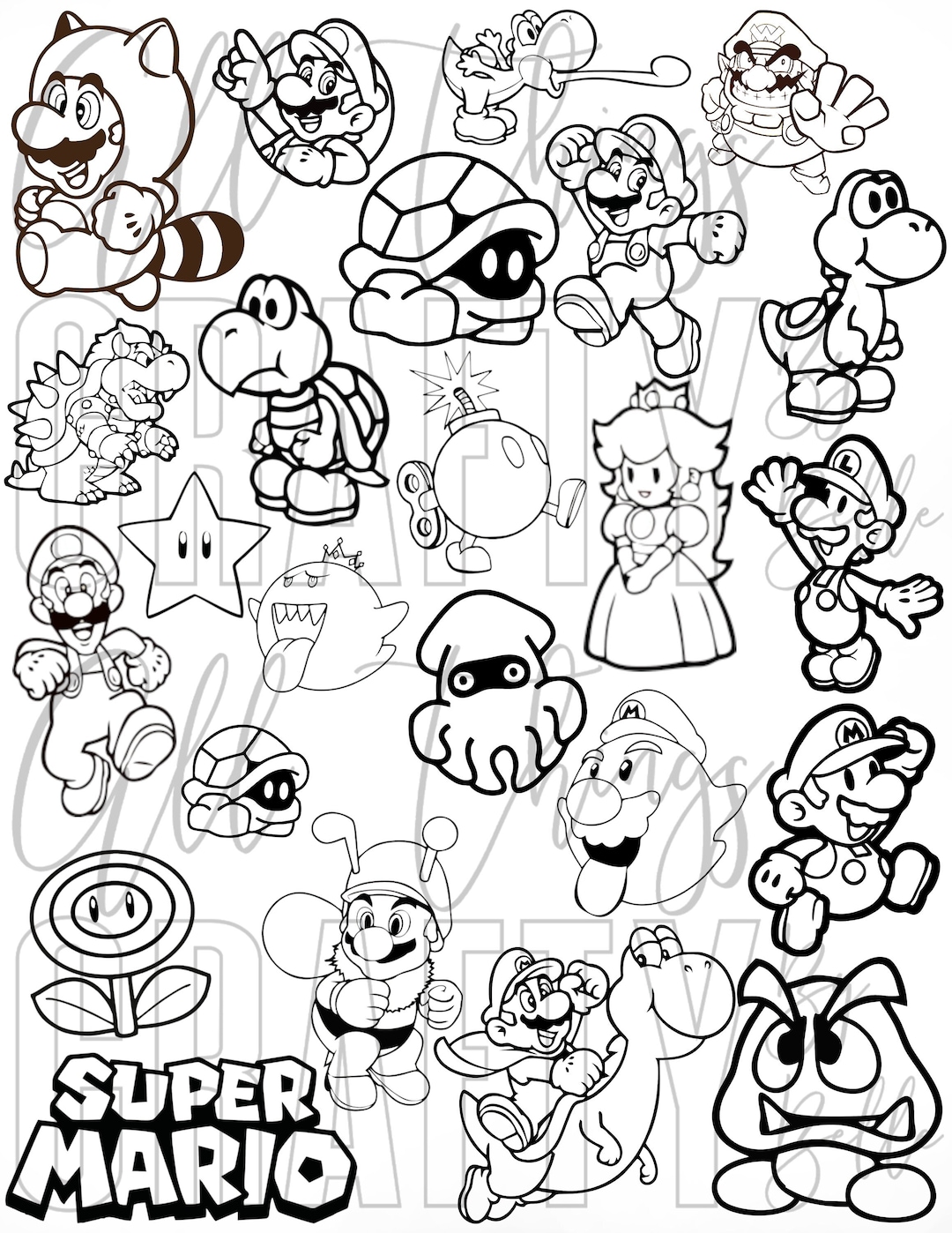 102 Nostalgic Nintendo Coloring Pages Printable 86