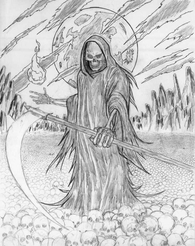 grim reaper coloring pages printable jpg