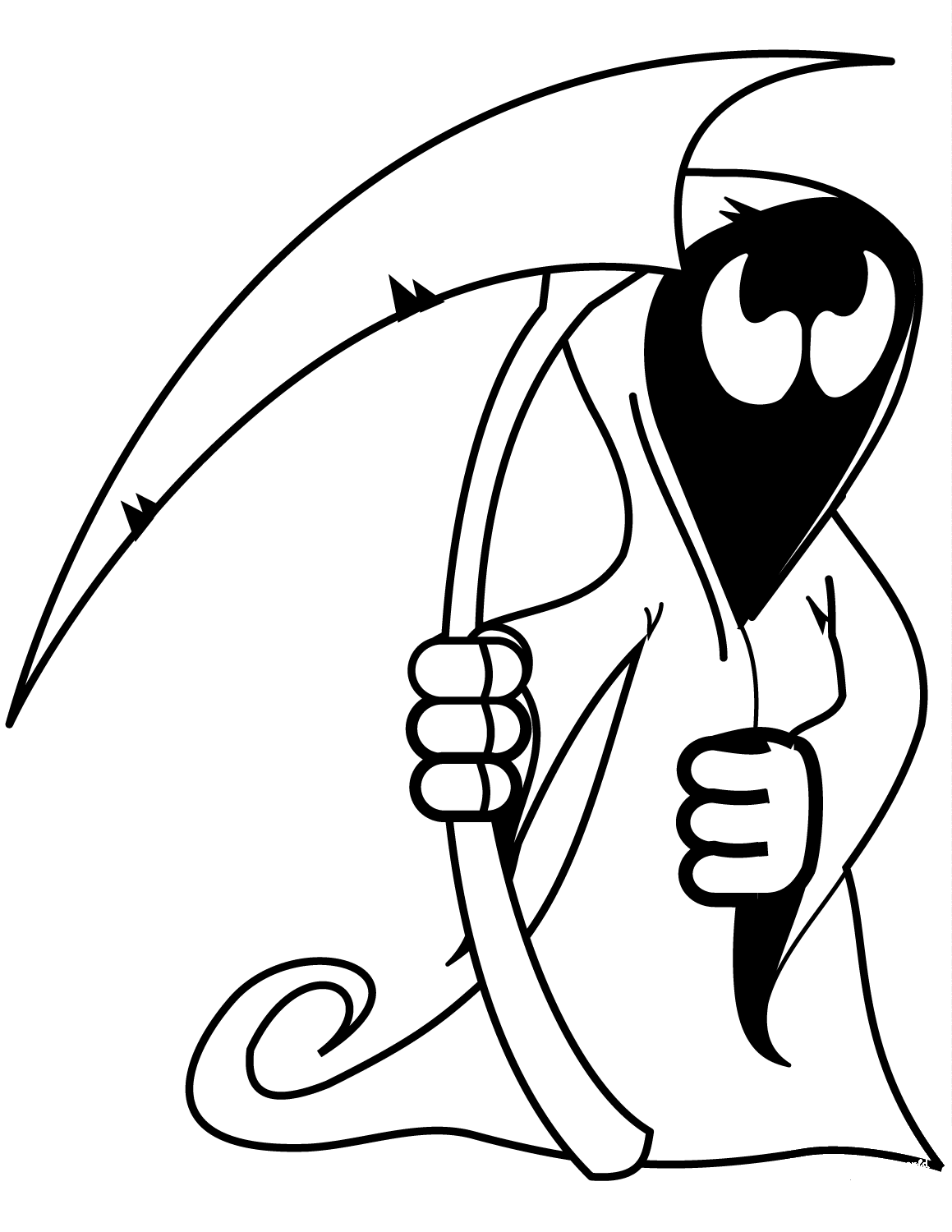 104 Grim Reaper Coloring Pages Printable 53